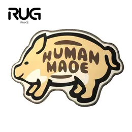 RugWake HUMAN MADE Piggy Tapis INS Style Tapis de Sol Porte Maison Salon Tapisserie Chambre Décoration