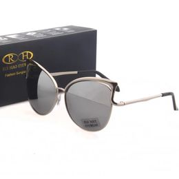 Rui Hao Eyewear Brand Cat Eye Sunglasses Fashion Women Fashion Shopping Fish Sun Sunes Driving 8041 240423