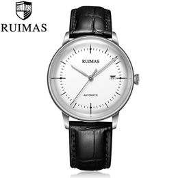 Ruimas Automatic miyota mécanical watch masculin mince sportive mens montres