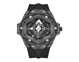 Ruimas Brand Creative Mens Watch Silicone Band Luminous Watches Hollow Out Quartz Wearproping Scratch Resistant Wrists6089847