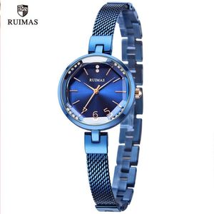 RUIMAS Dames Simple Analog Blue Watches Luxury top Brand Quartz Watch Ladies Woman Water Resistant PolsWatch Relogio Girl 276e