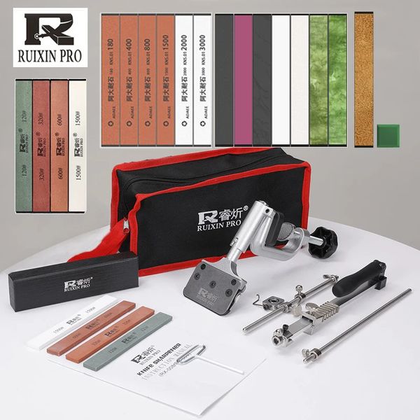 Ruixine Pro RX-008 Ajusteur à angle fixe Affûteur de couteau Affûteur de couteaux Professionnel Affûtage en diamant Perte de polissage en cuir polissage 240418