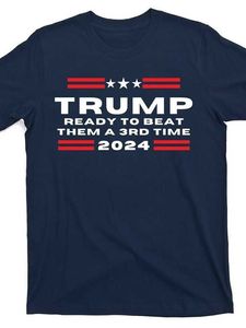 RUKAS T-shirt graphique if lettre graphique imprimé incision de la gorge vêtements chaud en relief extérieur à manches courtes imprimé T-shirt image originale Trump T-shirt