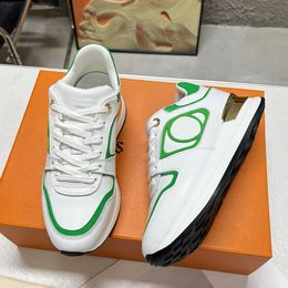 Designer Skate Sneakers Virgil Neo Ruis à l'extérieur SS24 Chaussures décontractées pour femmes Falfskin Trainers en cuir Abloh noir blanc vert rouge Blue Womens Trainers Virgil Low