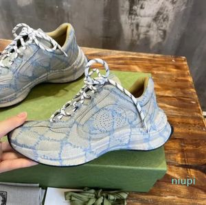 Run Sneaker New Classic Couple Sneaker Designer Luxury shoes Beige Hombres mujeres Zapatillas Ladies Shoe Chunky Sneaker Size