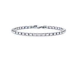 Runda Bracelet de liaison vénitien de haute qualité en acier inoxydable en métal pour hommes Femmes Classic Jewelry Link chaîne 9564591