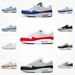Runner 1 87 Running Casual Chaussures Hommes Femmes Entraîneur Sean Wotherspoon Patta Waves Noise Aqua Monarch Travis Cactus Jack Anniversary Royal Outdoor Sneakers S8