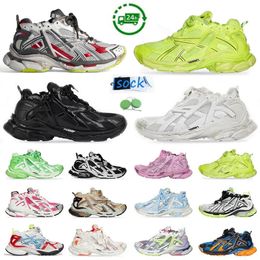 Runner 7.0 Men Dames Casual schoenen Zen Sense Trainers Sneaker Track 7 Top Kwaliteit Zwart Wit Pink Blue Green Deconstruction Mens Trainer Sports sneakers 35-45