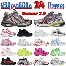 Runner 7 Top 1:1 Kwaliteitsnummers Transmit sense Runners 7.0 Platform Sneakers Graffiti Parijs Merk Mode Kleding Schoenen Designer Heren Dames Sport Vintage Luxe Casual 46