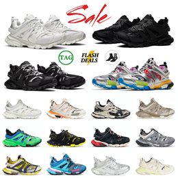 Runner Casual Shoes Track 3 3.0 Jogging Sneakers 4.0 Nylon imprimé 18SS 17FW Tess.S.Gomma Luxury Brand Paris Tracks 4 coureurs Graffiti Shoes Outdoor Chaussures EUR 36-45 Dhgate