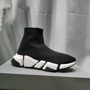 Runner Trainer Hoogte Sneakers verhogen schoenen Casual Sock Sneaker met doossnelheid Zwart Wit 2.0 Luxe mannen Vrouwen