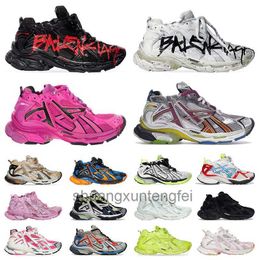 Coureurs 7.0 hommes chaussures habillées graffiti noir fluo vert borgogne en cuir gratuit gris clair violet néon jaune blanc marque de luxe féminine