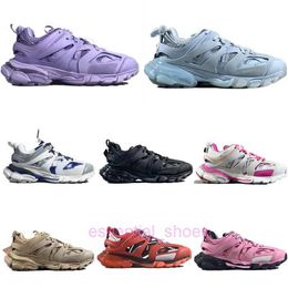 Runners Trainers Chaussures décontractées Balencigaas Trainer Plateforme Banciagalies Sneakers Chaussure Designer Men Femmes Triple Blanc Black Black Cuir Luxury Brand Nyl Qmwp