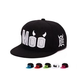 Running Brothers Baseball Cap Big Black Bull hetzelfde model Moo Street Dance Hat GSXH019 Fashion Accessories Hip Hop Hats276J