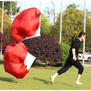 Running Chute Soccer Speed Training Drag Parachutes Football en plein air Running Speed Drag Chute Équipements d'entraînement physique Parapluie de résistance 230615