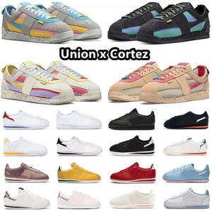 Running Cortez schoenen Union Sesame Off Noir Light Smoke Grey Lemon Frost Bronze Black White Collection Metallic Red Psychic Blue Sneakers voor heren en