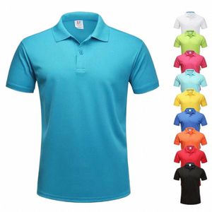 Running Dry Fit Polos Hommes Polyester Golf T-shirts Hommes Sport T-shirt À Séchage Rapide T-shirts Unisexe Camisas Polos Para Hombres t5R0 #