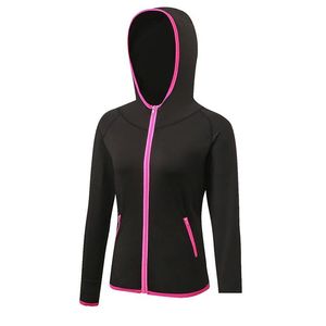 Vestes de course 2023 Nouvelle veste femmes Yoga Zipper chemise à manches longues Sport Fitness dames sweats à capuche Sport femmes vêtements livraison directe Otyk5