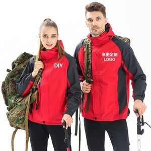 Chaquetas para correr para hombre y mujer, además de bolsillos de terciopelo, pulóver con cremallera, abrigos cortavientos, monos de otoño e invierno, resistente al agua para la construcción de equipos