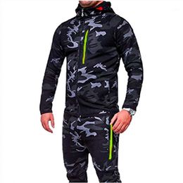 Running Jackets Zipper camouflage jas Men Plus size camo camo haped lagen Leger Outdoor training Sport Coat