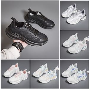 Course hommes nouvelles chaussures randonnée femmes chaussures plates semelle souple mode blanc noir rose bleu sport confortable Z2013 GAI 53 Wo