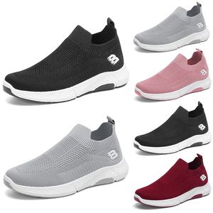 Running Hommes Femmes Blanc respirant Tout Noir Blanc Violet Gris Bourgogne Bred Gris Chaussures Casual Baskets Sport Baskets taille 36-40