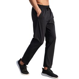 Running Pants Sports Pants Autumn Thin Slim Breathable Wear-resisting Pants Straight Tube Speed Dry Leisure Woven Running Men