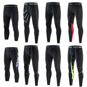 Rennen broek sport panty's heren basketbal fitnessraining elastische compressie snel drogen herfst winter verdikt