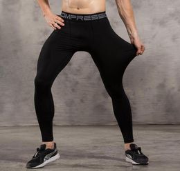 Pantalones para correr Vansydical para hombre medias de compresión piel jogging jogger ejercicio físico gimnasio atlético pantalón largo spandex secado rápido 12305637