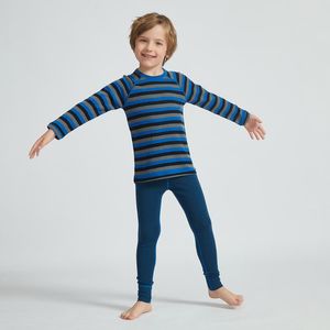 Running Sets 100% Merino Wool Kinderen Thermisch ondergoedset Pyjama's Ls Top Bodems Snelle droge jongen Girl -kleding Warm Long Johnsrunning