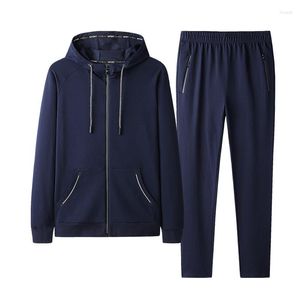 Running Sets 2022 Groot formaat 9xl Tracksuits Men Set Casual Sport Jackets Pants Sweatshirt Sportswear Mannelijke Hight Quality Gym Suits