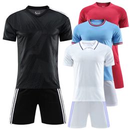 Running Sets Adult Kid voetbaltruien Set Boys Short Sleeve voetbaltrainingspak Jersey Sportswear uniformen DIY Custom 230821