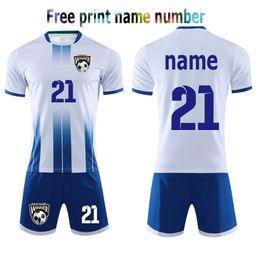 Running Sets Custom Soccer Jjersey Men Football Uniform Jerseys Futbol Child Suit Tracksuit 3xS-3XL 221019