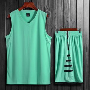 Running Sets Diy Men Basketball Uniform Kinderkinderen Tracksuits Jerseys Shirt Sports Shirts en Athletic Shorts Set snel droog 230518