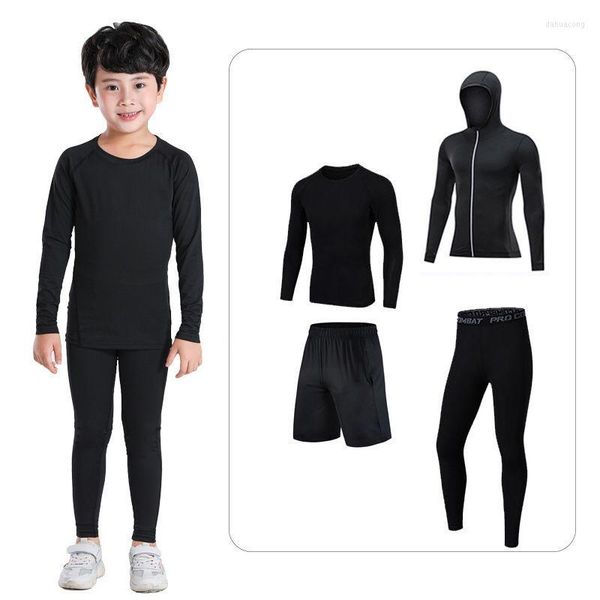 Conjuntos para correr para niños, deportes para hombres, Jogging, baloncesto, ropa interior, chándales, ropa deportiva para niños, medias, entrenamiento de fútbol, ropa para correr