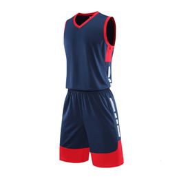 Running Sets Men Basketball Jersey Mesh Ademend Quick Dry Team Sport Male trainingspakken Custom Training Vest Shorts Uniform 230822