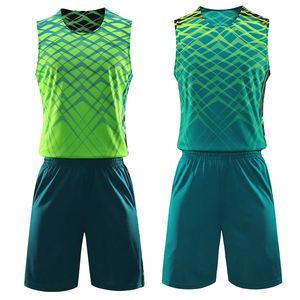 Exécution D'ensembles Ensemble de basket-ball réversible pour hommes vêtements de sport maillots de basket-ball Double face ensembles de maillots de basket-ball pour enfants costumes d'entraînement pour enfants 230508