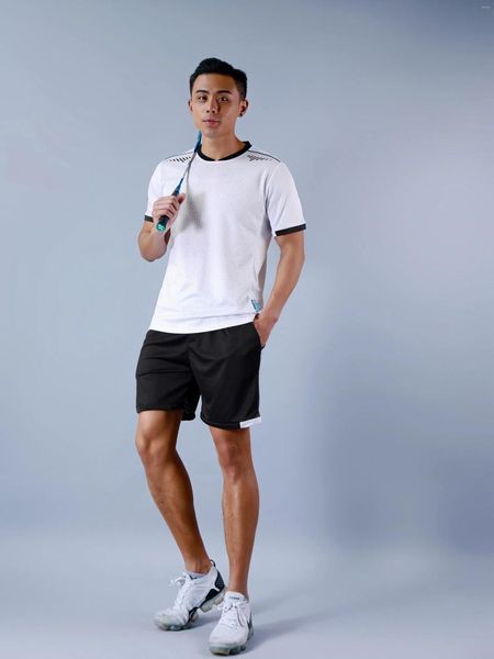 Ensembles de course hommes costumes séchage rapide entraînement respirant entraînement Badminton Tennis maillots décontracté sport d'équipe Football