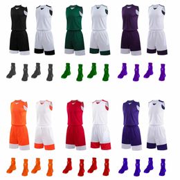 Ensembles de course Maillots de basket-ball réversibles Hommes Enfants Doubleside Jersey Uniformes de sport pour jeunes personnalisés Costumes d'entraînement d'équipe respirants 230821