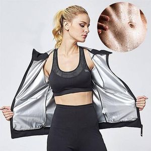 Hardloopsets vrouwen vrouwelijke sauna pak set meisje verbrand buikvet compressie afslank body shaper broek en jassen met lange mouwen