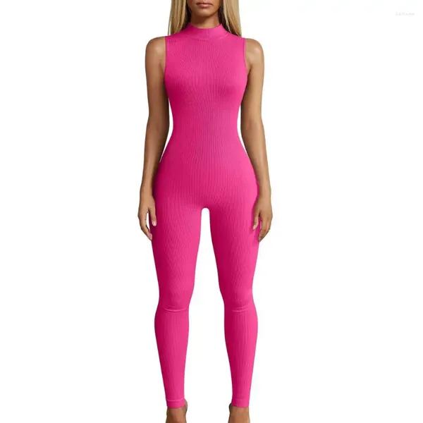 Ensembles de course pour femmes, combinaison de Sport pour femmes avec Absorption de la sueur, tissu élastique respirant, slim, col mi-haut, dame