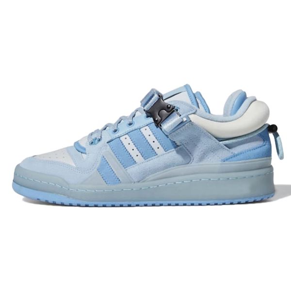 Chaussures de course Bad Bunny 84 Forum Boucle Low Running Chaussures Blue Tint Core Noir Benito Pâques Men Patchwork Femmes Blancs Trainers Outdoor Designer Sneakers Hotsale