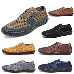 Chaussures de course respirantes femmes hommes noir gris marron bleu baskets sport baskets taille 38-48