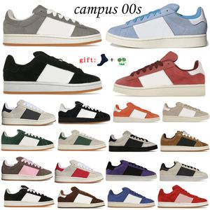 Hardloopschoenen campue jaren 00 suède zwart wit grijs Donkergroen Wolk Crystal Gum Bark Semi Lucid Blue Valentijnsdag Korn Kerstmis heren casual sneakers dames trainers