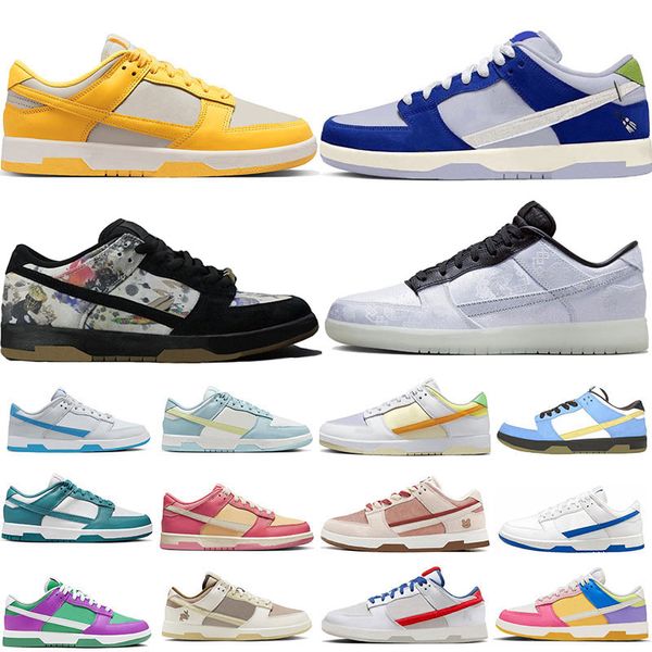 Zapatos bajos para correr Citron Pulse Langosta Azul claro Año del conejo Lobo Gris Blanco Langosta Rosa Naranja Fly Streetwear Diseño Clot Hombres Mujeres Entrenadores Zapatillas deportivas