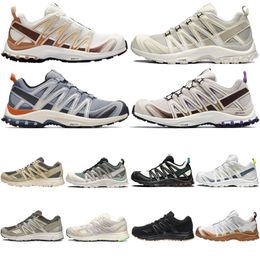 Zapatos para correr Diseñador Hombres Mujer 3D Senderismo Caminar Zapatilla de deporte Aleación Ceniza Campo de batalla Gris Bambú Negro Misty Azul Bellota Aventuras de invierno XA Pro Zapatillas deportivas al aire libre