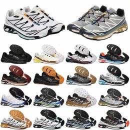 Zapatillas para correr Zapatos de diseño salo solomon XT6 Snowcross cs Speed Cross LAB Amarillo Negro Tres colisiones blancas senderismo zapatillas deportivas recreativas Zapatos para exteriores