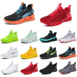 Zapatillas para correr para hombre Zapatillas transpirables General Cargo negro cielo azul verde azulado verde rojo blanco moda para hombre zapatillas deportivas cuarenta y siete