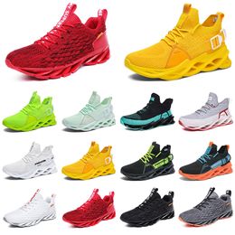 Chaussures de course pour hommes formateurs respirants General Cargo noir bleu ciel sarcelle vert Tour jaune hommes mode sport baskets gratuit dix-neuf