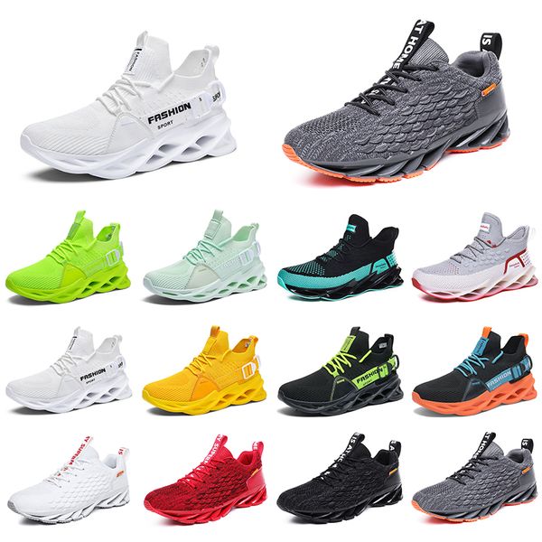 chaussures de course pour hommes formateurs respirants General Cargo noir ciel bleu sarcelle vert tour jaune hommes baskets de sport de mode gratuit trente